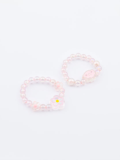 Floral Beaded Bracelet Set