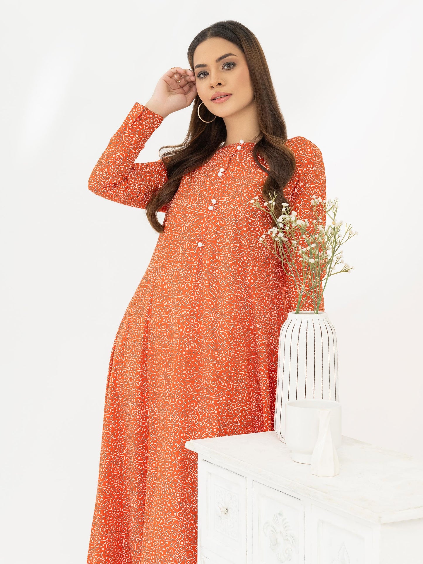 Lawn Shirt-Paste Print (Unstitched)