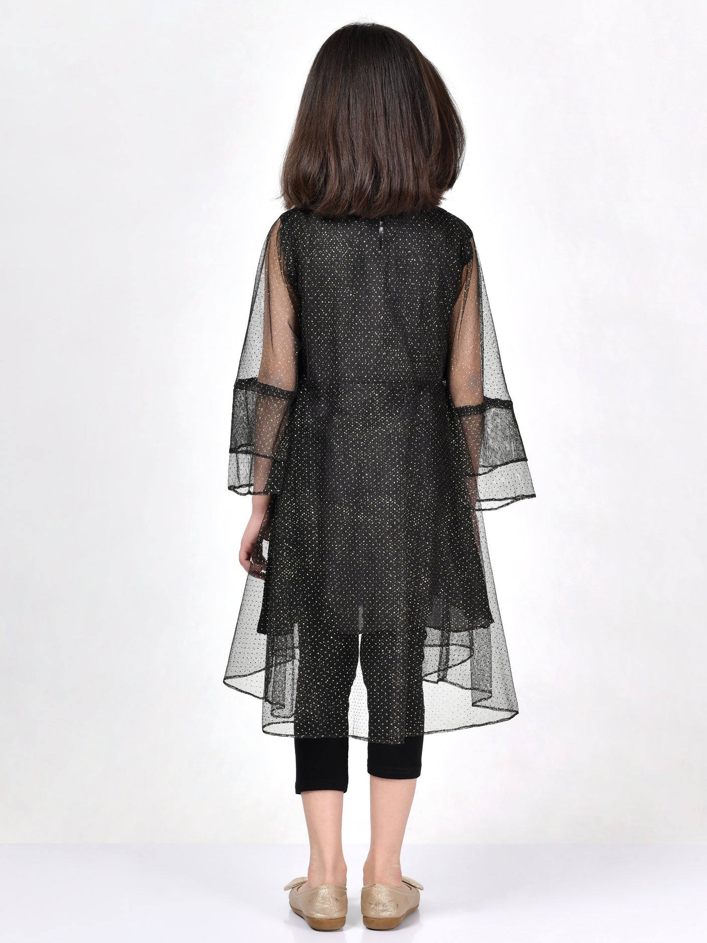 Embellished Net Dress