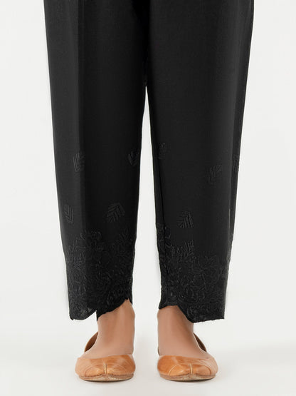 Embroidered Khaddar Trouser (Pret)