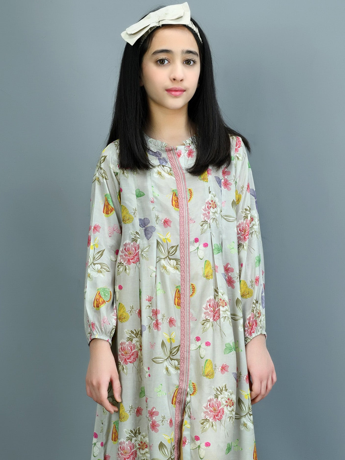 Embroidered Thai Silk Dress