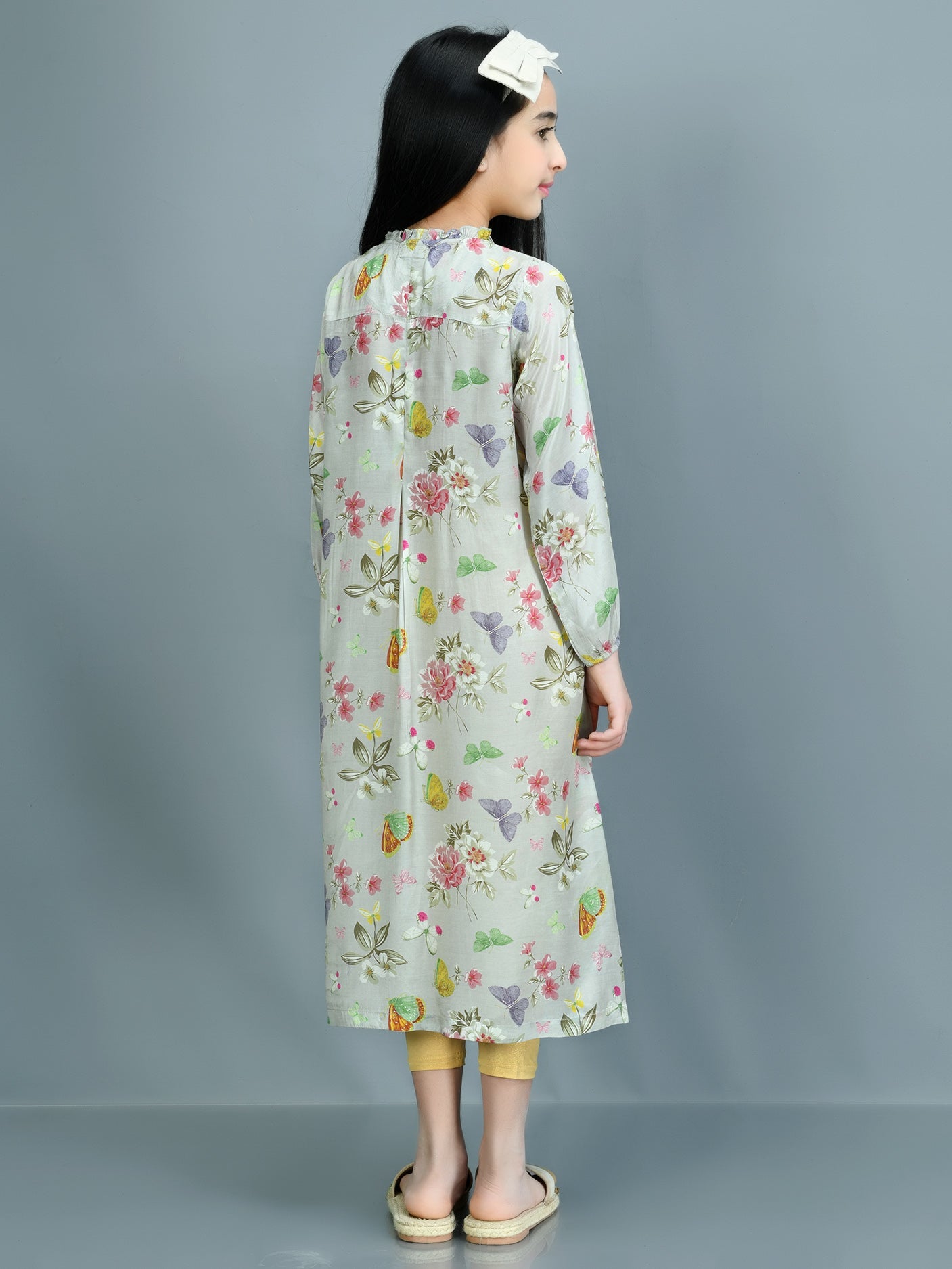 Embroidered Thai Silk Dress