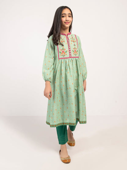 Embroidered Khaddar Frock