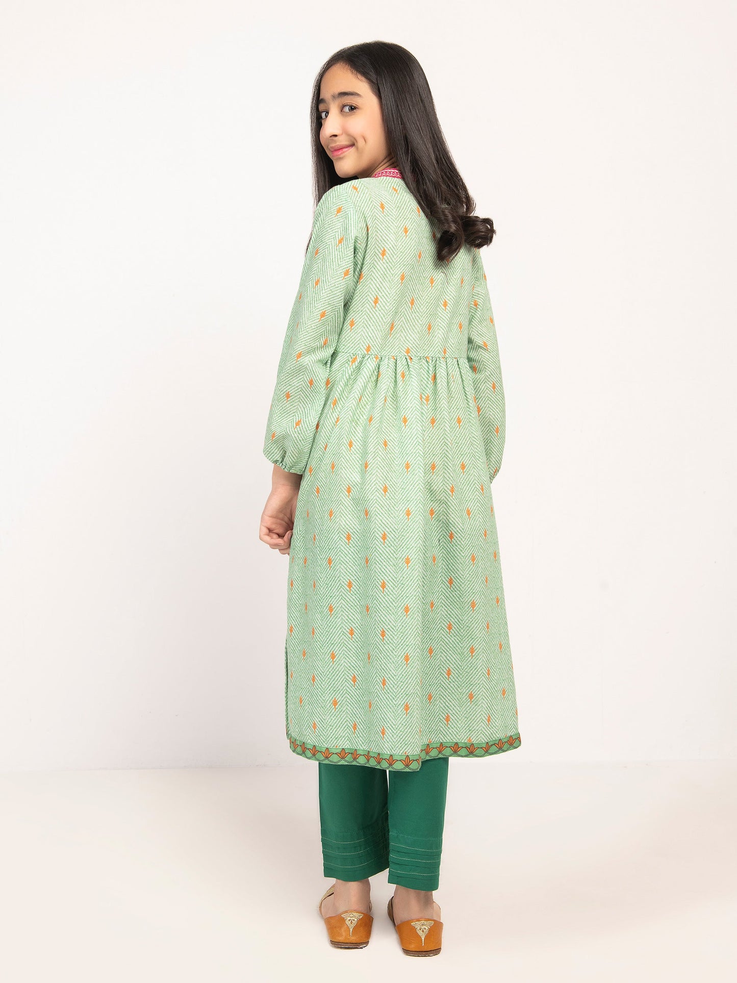 Embroidered Khaddar Frock