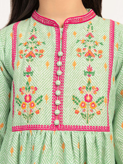 Embroidered Khaddar Frock