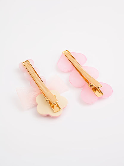 Heart Hair Clips
