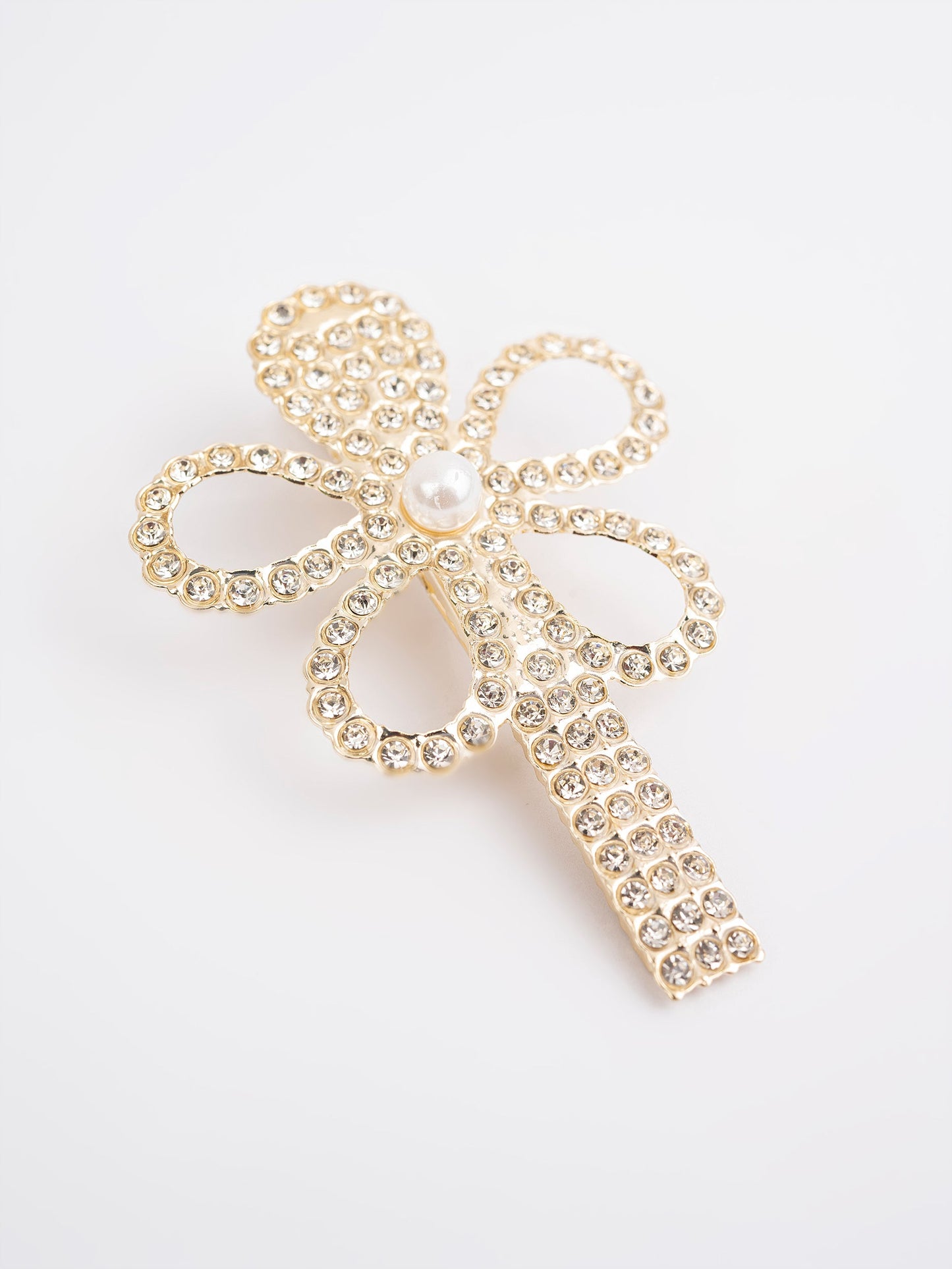 Rhinestone Embellished Hair Clips