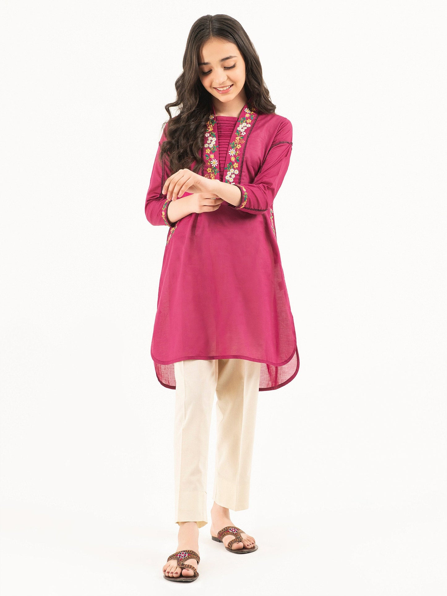 Lawn Shirt-Embroidered (Pret)