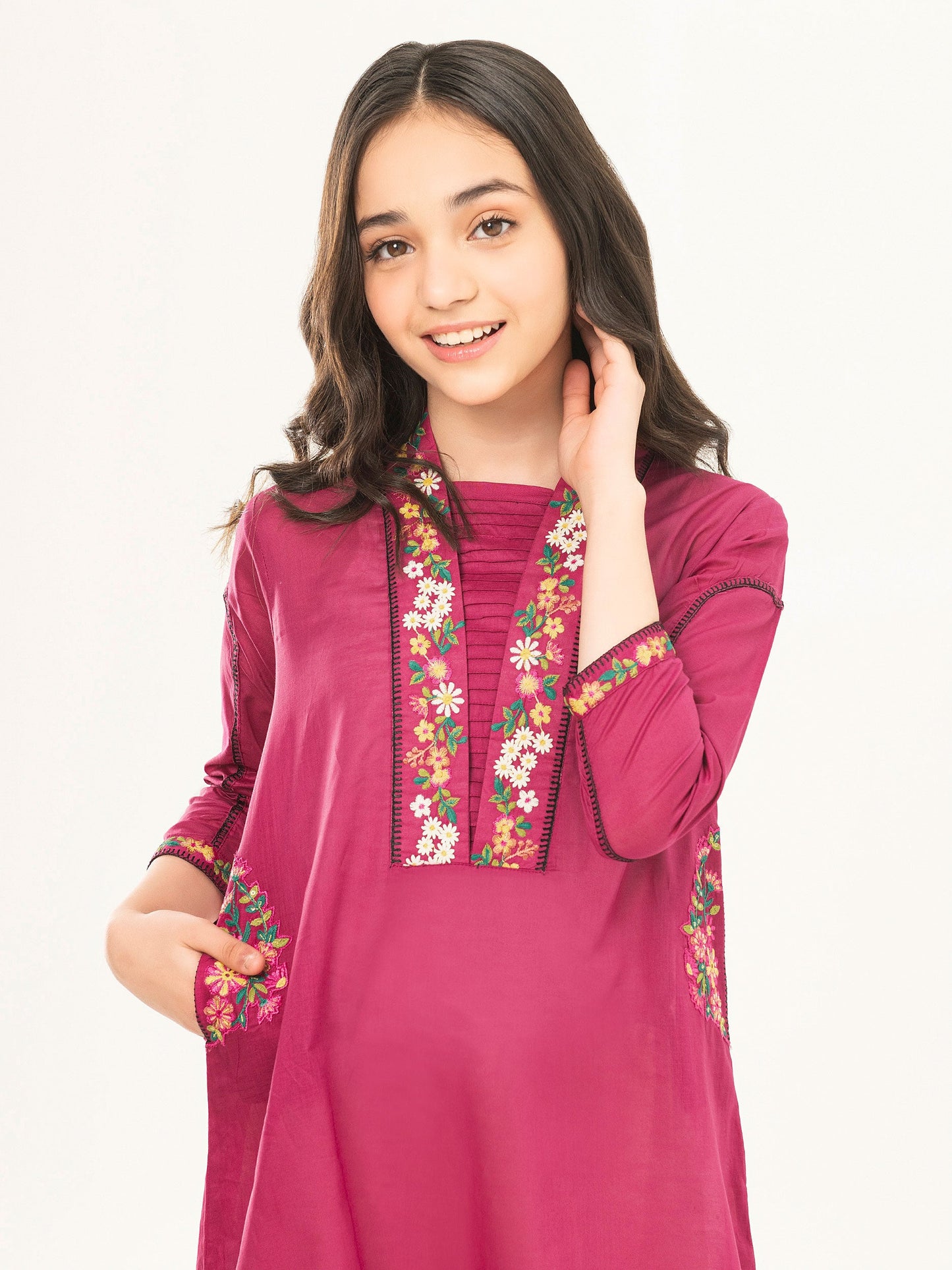 Lawn Shirt-Embroidered (Pret)