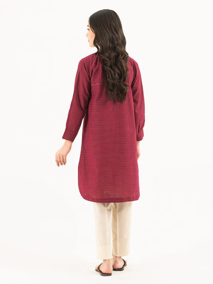 Yarn Dyed Shirt-Embellished (Pret)