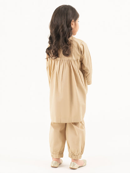 2 Piece Cambric Suit-Embroidered (Pret)