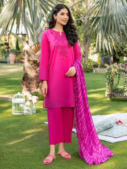 3 Piece Lawn Suit-Embroidered (Unstitched)