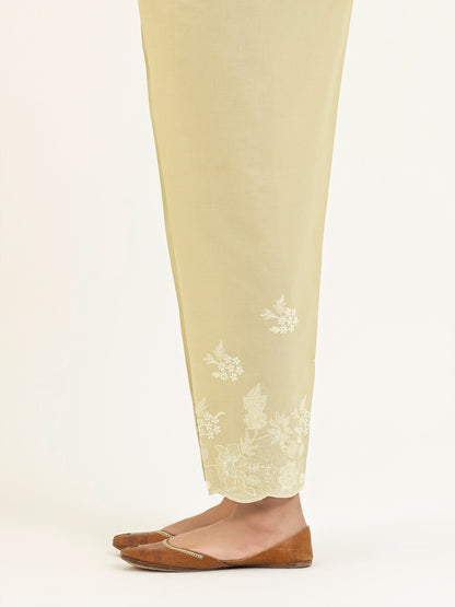 Embroidered Cambric Trouser(Pret)