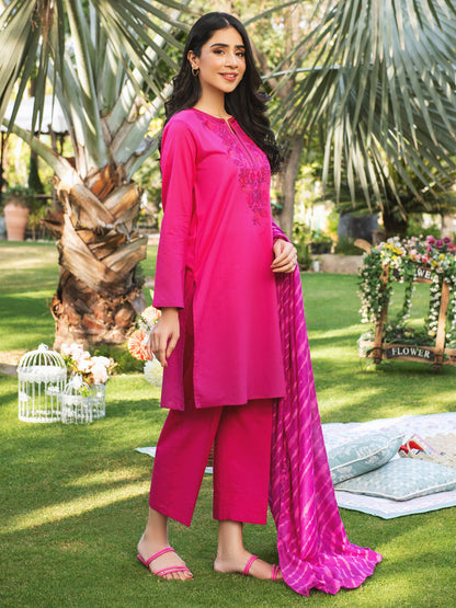 3 Piece Lawn Suit-Embroidered (Unstitched)