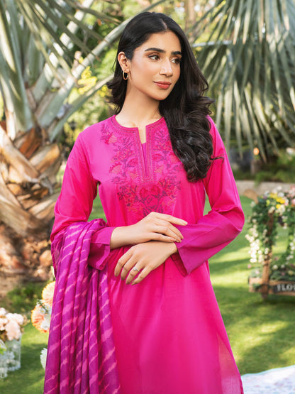 3 Piece Lawn Suit-Embroidered (Unstitched)
