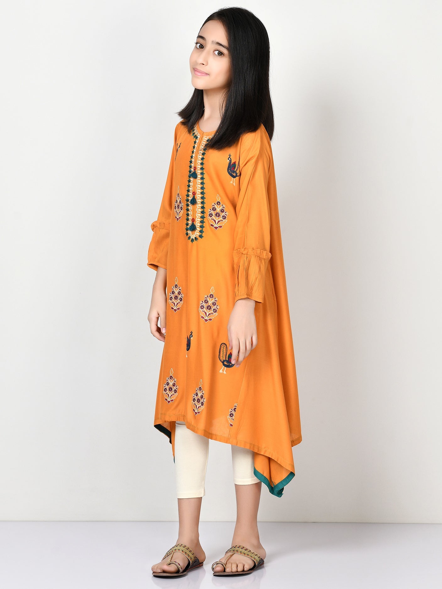 Embroidered Arabic Lawn Shirt