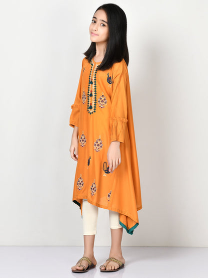 Embroidered Arabic Lawn Shirt