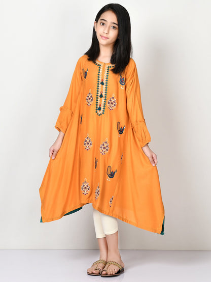 Embroidered Arabic Lawn Shirt