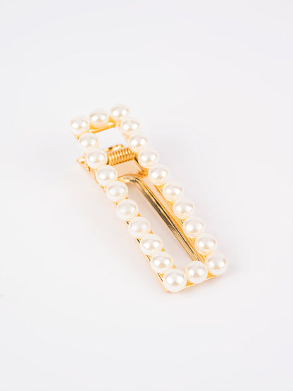 Pearl Embellished Hair Clips