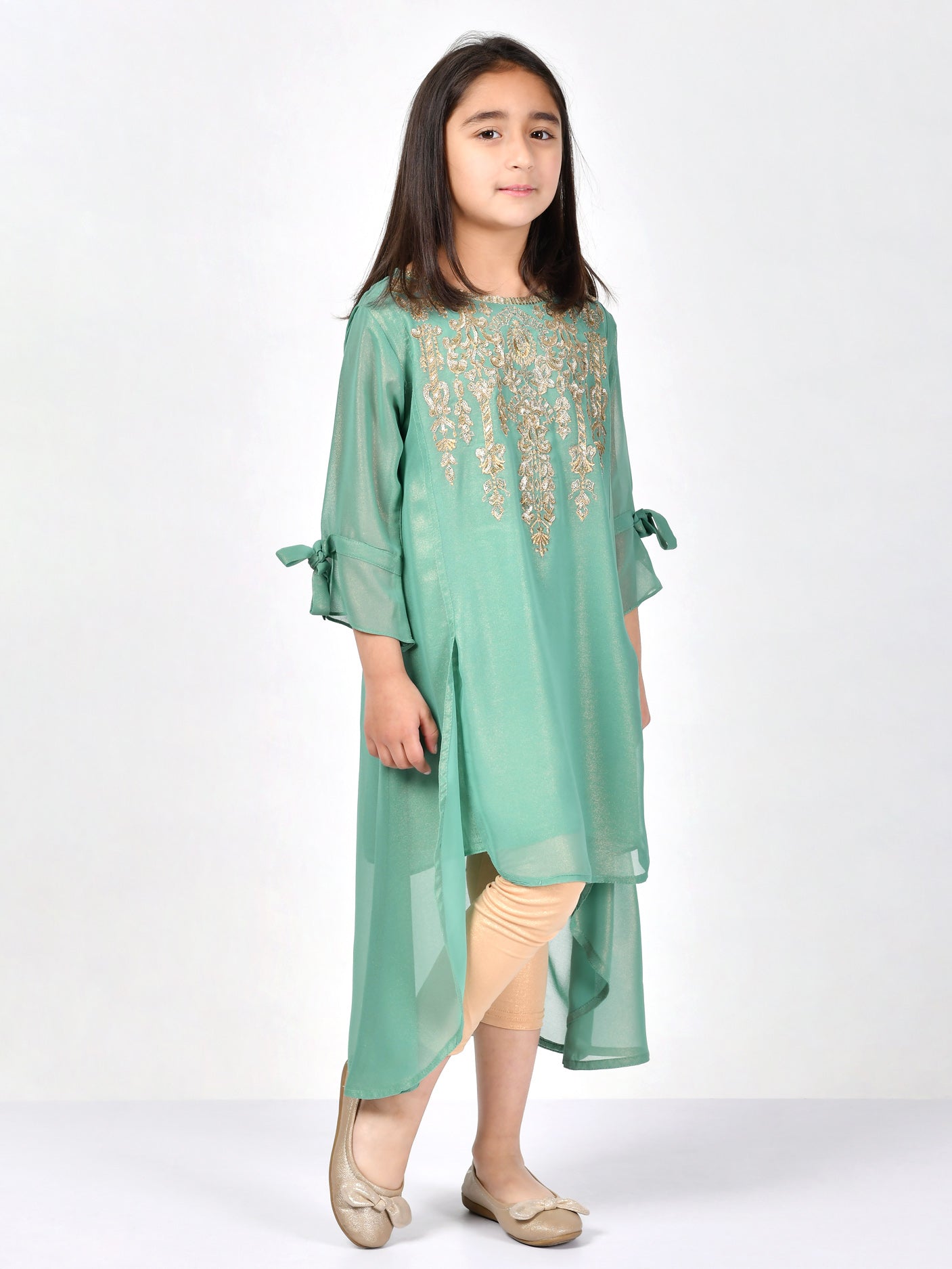 Embellished Chiffon Shirt