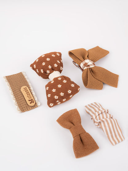 Classic Bow Hair Clip Set