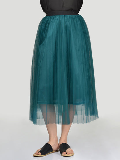 Net Skirt-Green
