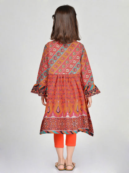 Printed Cambric Frock
