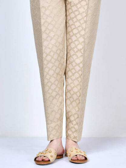 Embroidered Crepe Trouser
