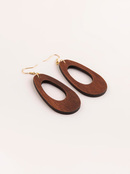 Boho Wood Earrings