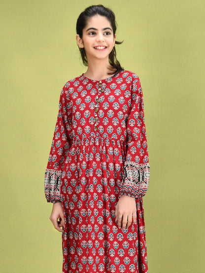 Printed Lawn Dress