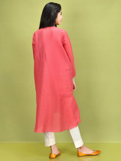Embroidered Lawn Masoori Shirt