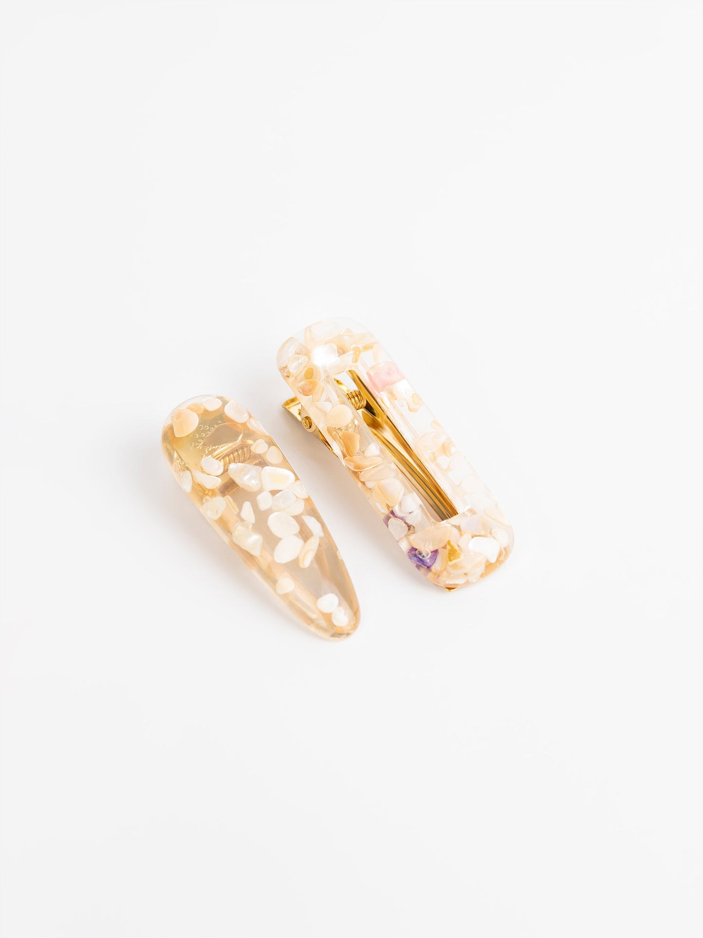 Resin Art Hair Clips