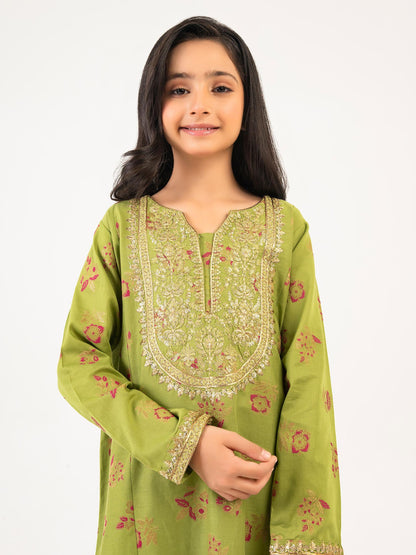2 Piece Jacquard Suit-Embroidered