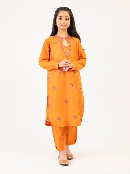 2 Piece Lawn Suit-Embroidered
