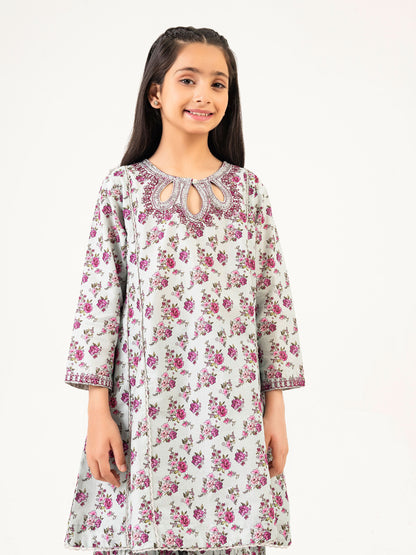 2 Piece Lawn Suit-Embroidered