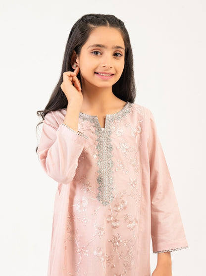 2 Piece Lawn Suit-Embroidered
