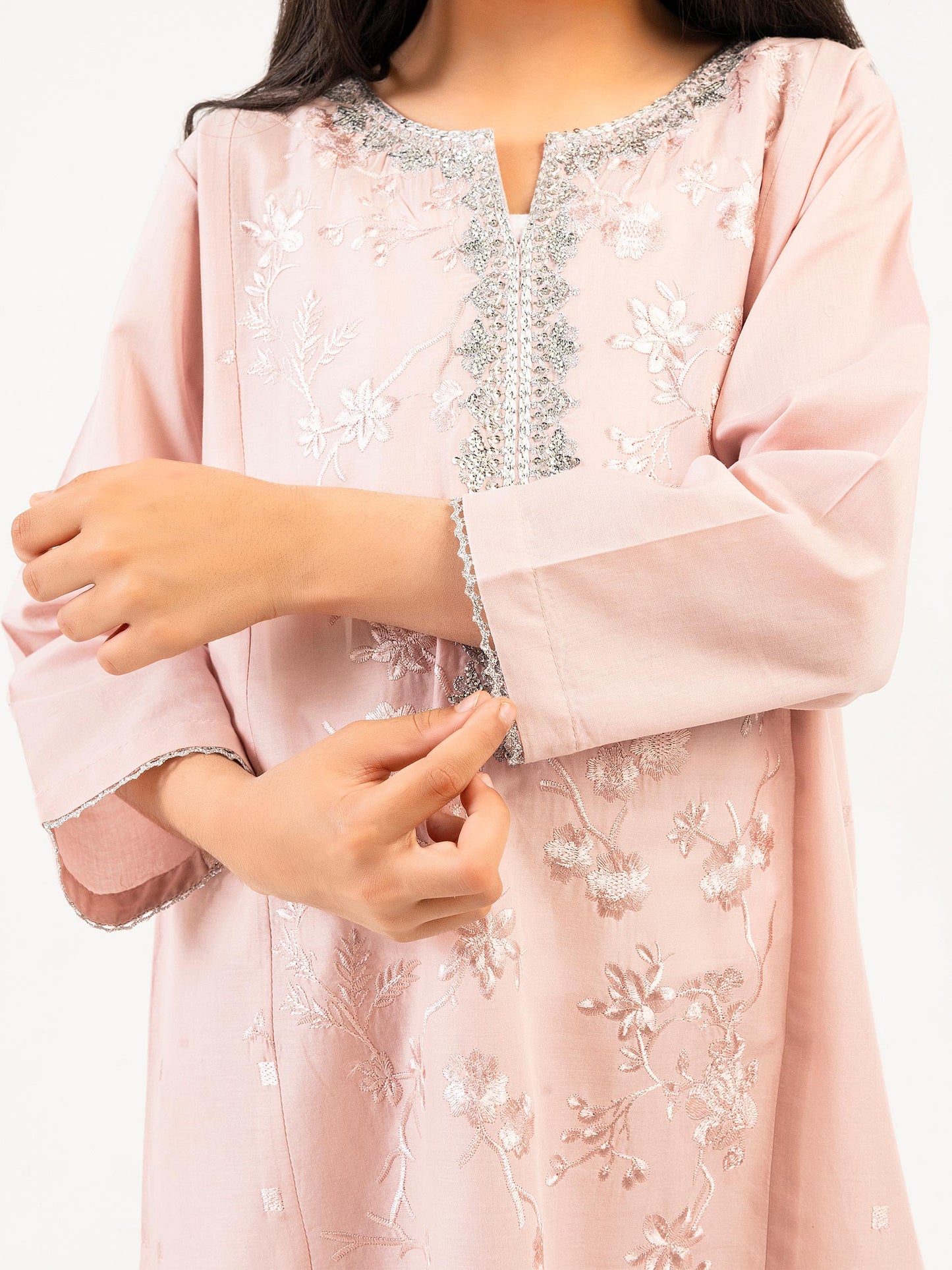 2 Piece Lawn Suit-Embroidered