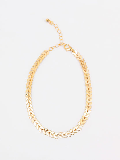 Gold Butterfly Anklet Set