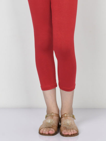Basic Tights - Bright Red