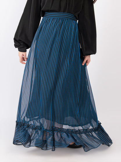 Printed Chiffon Skirt