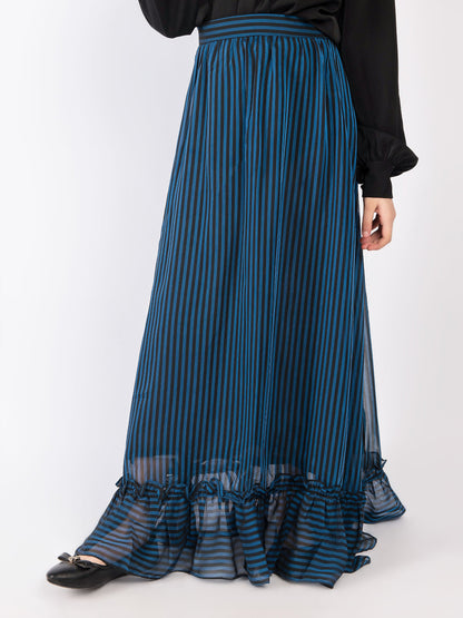 Printed Chiffon Skirt