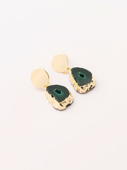 Stone Drop Earrings
