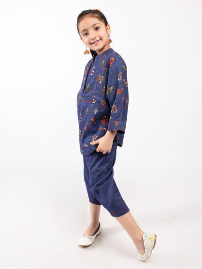 Printed Winter Cotton Suit
