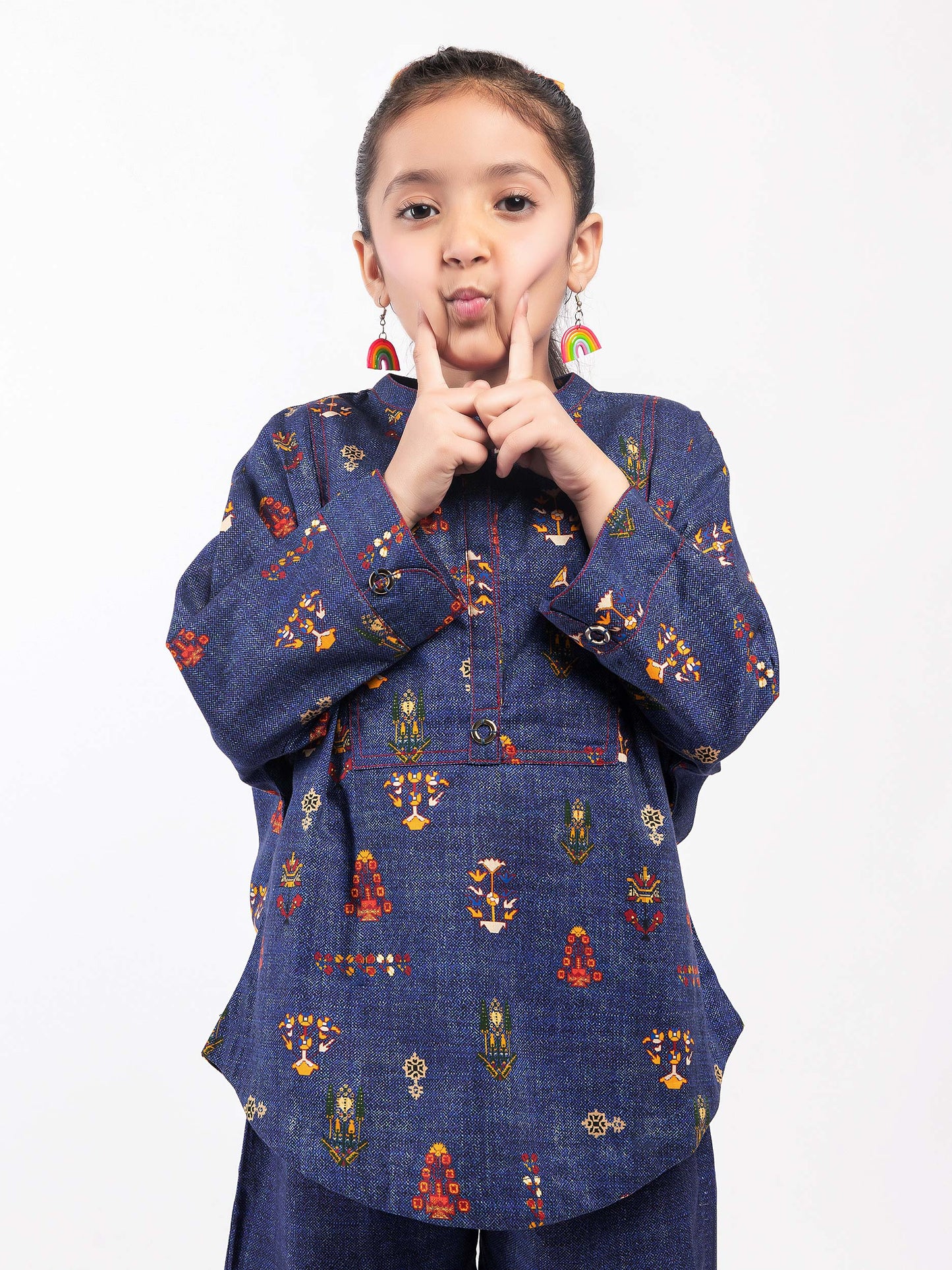 Printed Winter Cotton Suit
