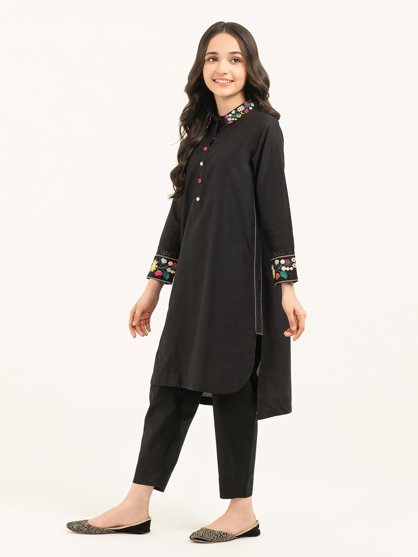 Cambric Shirt-Embroidered (Pret)
