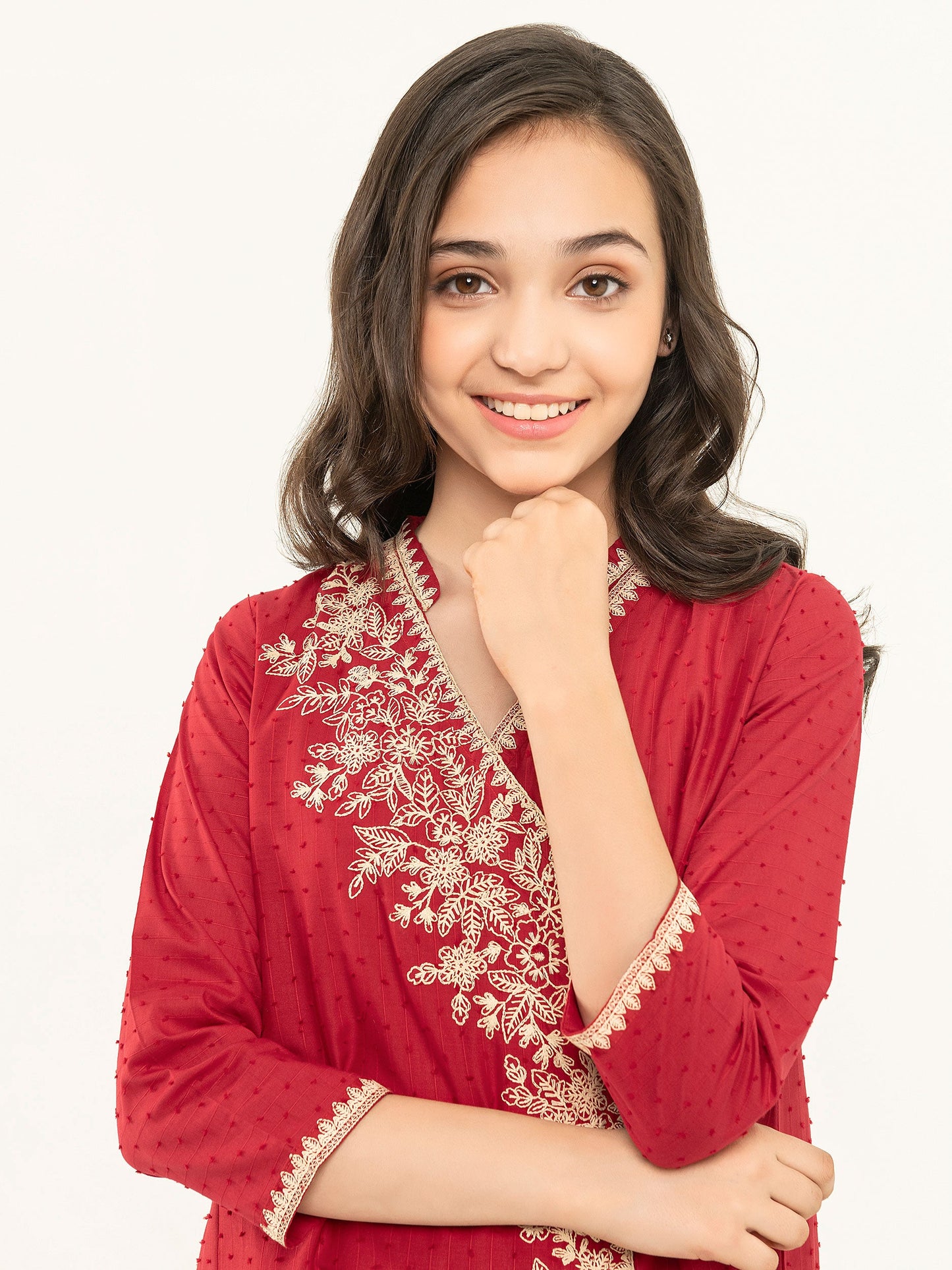 Lawn Shirt-Embroidered (Pret)