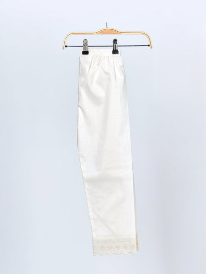 Embroidered Cambric Trouser