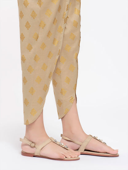 Gold Pasted Tulip Shalwar