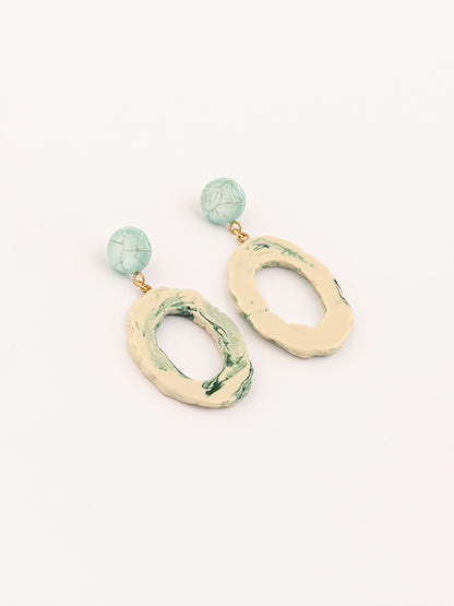Oblong Dangle Earrings