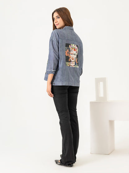 Embroidered Cambric Top